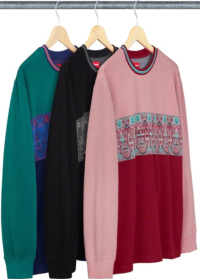 Paisley Stripe L/S Top